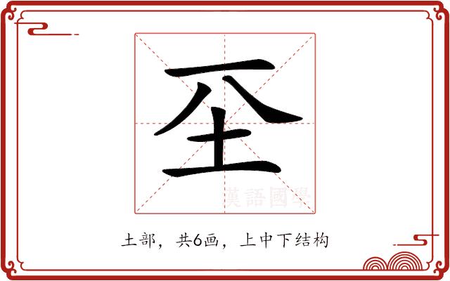 𡉊的部首